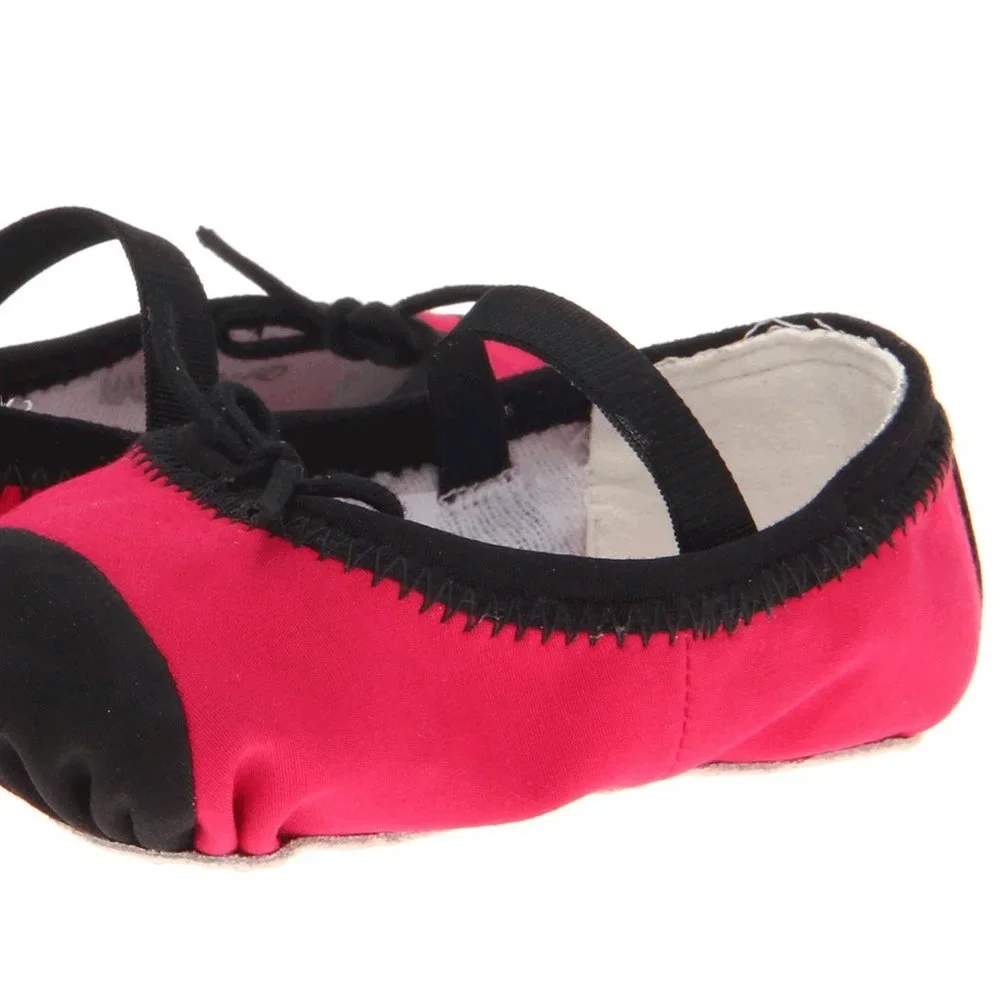 Bloch Kids Baby Infant Girl Pink Black Crib Shoes